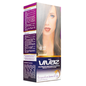 KIT Tinte 811 - Rubio Claro Cenizo